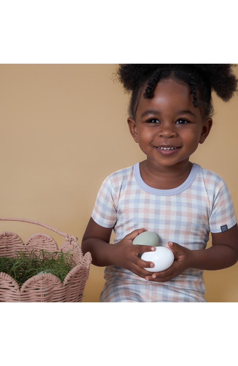 Modern Moments<sup>™</sup> by Gerber Tight Fitting Footless Pajamas, 4-Piece Set, Alternate, color, Spring Plaid