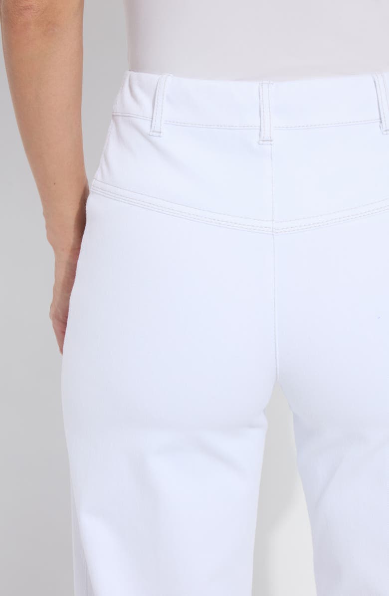 Lysse Layton Pull-On High Waist Crop Wide Leg Knit Jeans, Alternate, color,