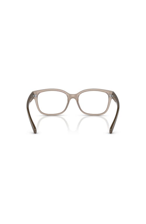 Armani Exchange 53mm Rectangle Optical Glasses In Neutral