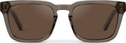 WMP Eyewear Maverick - 52mm Square Polarized Sunglasses