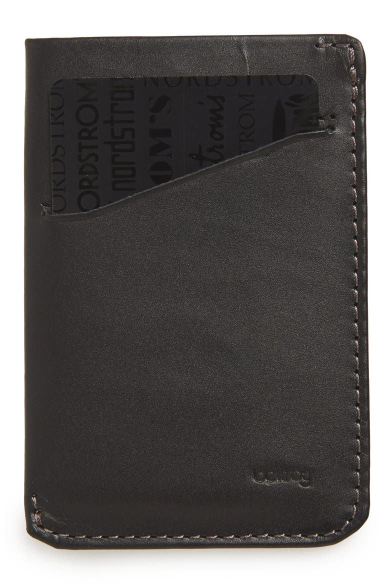 Card Sleeve Wallet, Main, color, OBSIDIAN