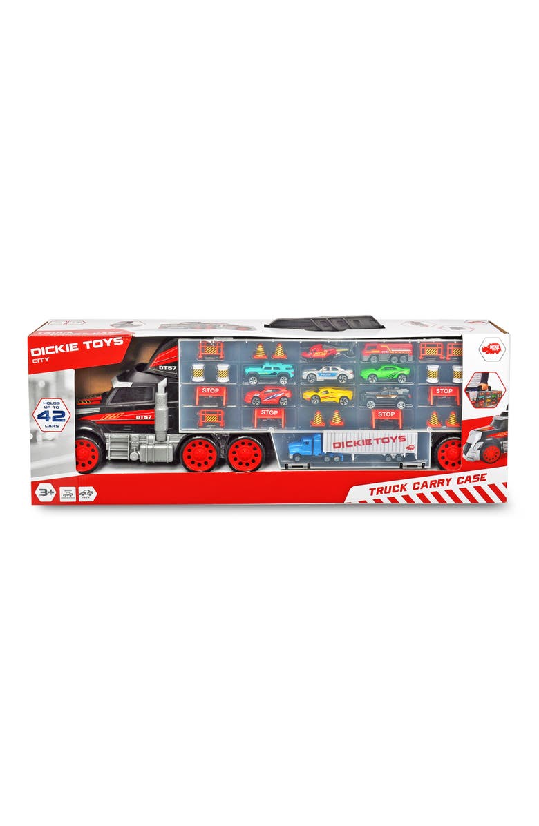 Dickie Toys HK Ltd Truck Carry Case Playset, Alternate, color, Multicolored