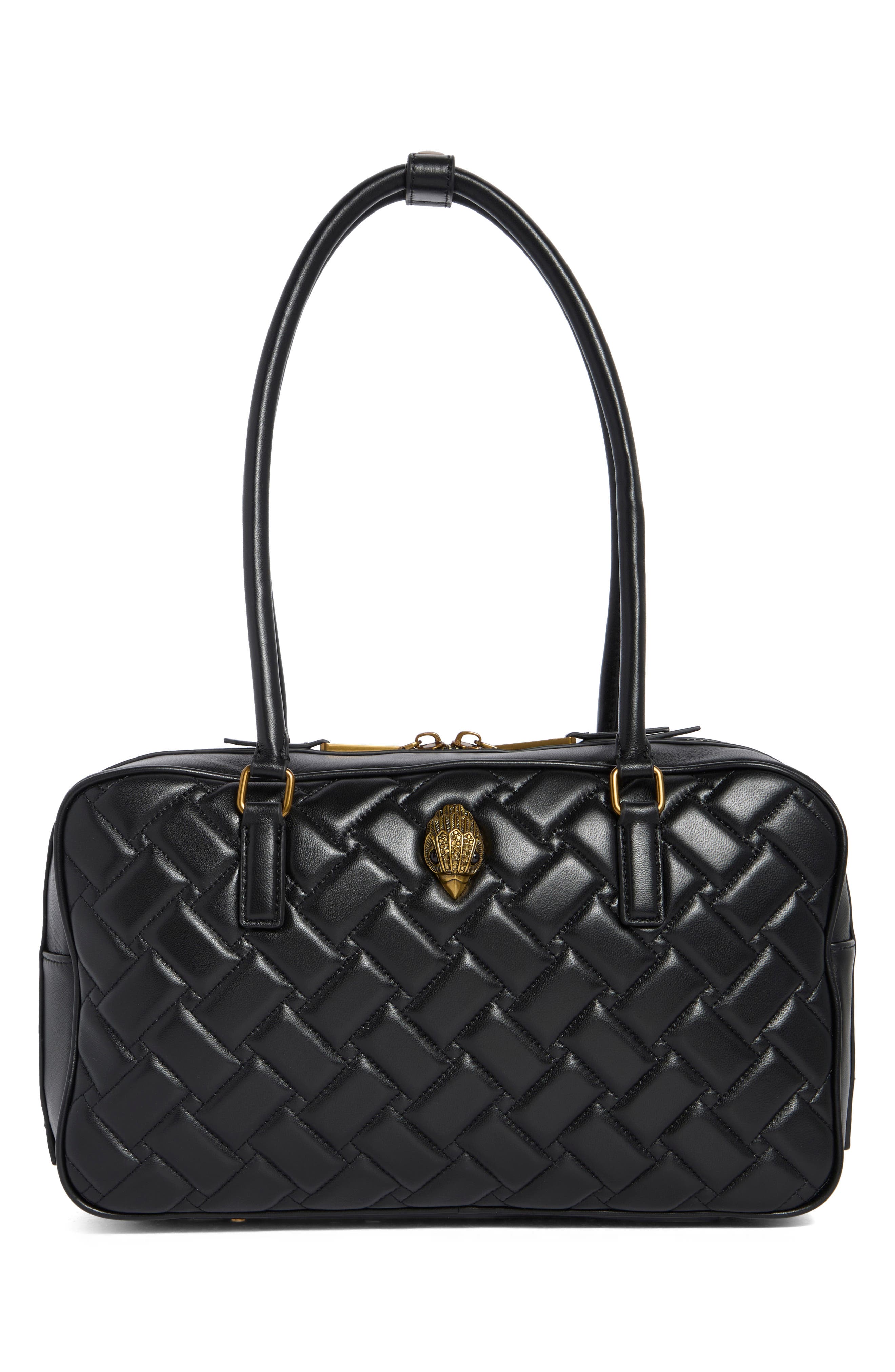 Large Kensington Barrel Bag, Alternate, color, BLACK
