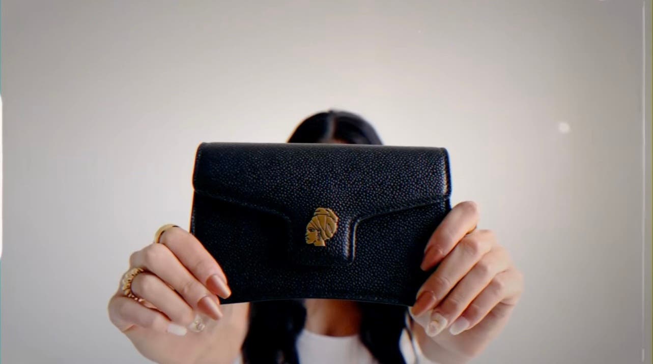 Mutayo Ekiye The Oma Clutch, Alternate, color, Black