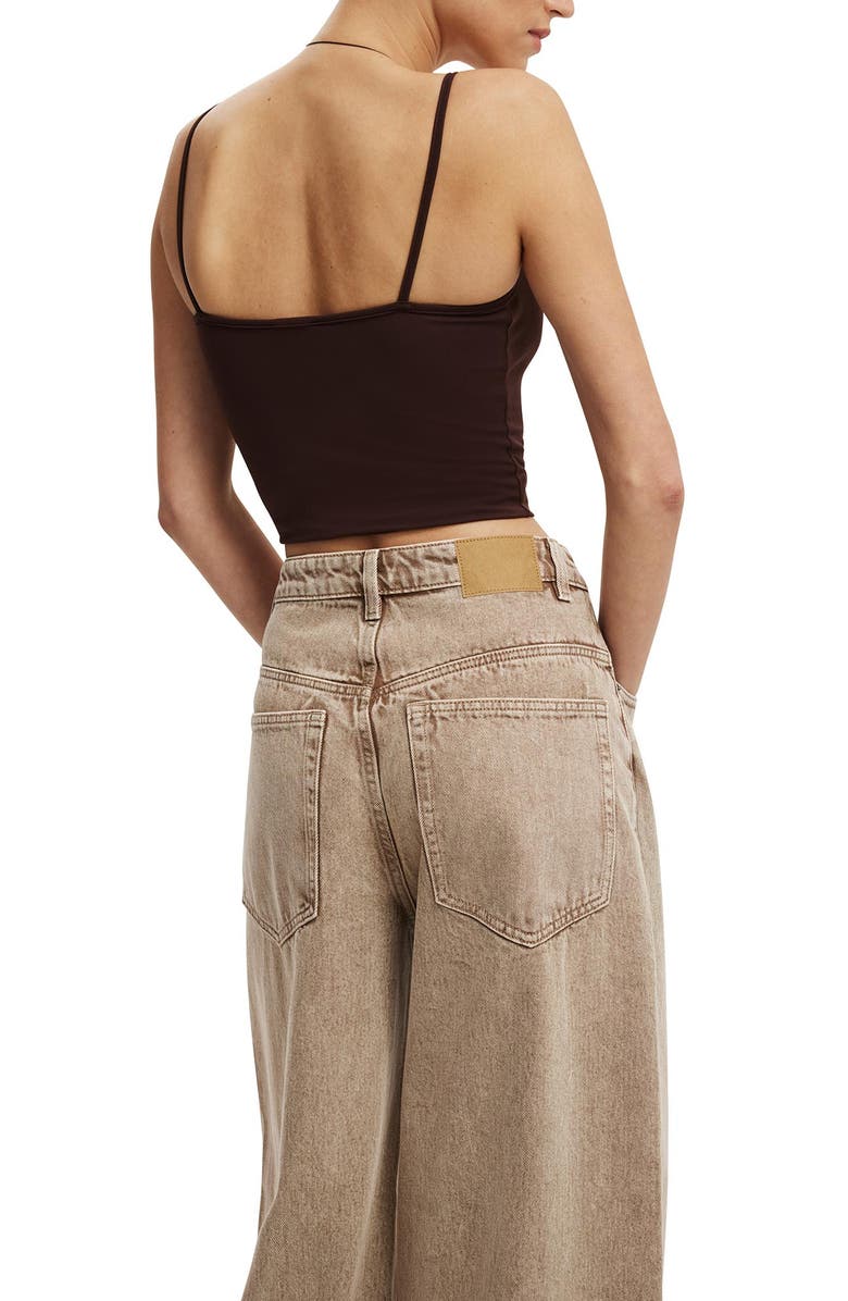 Cotton On Women's 91 Wide Jean, Alternate, color, Brown Stonewash