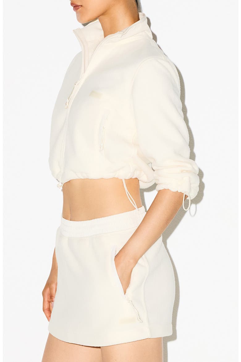 Shrunken Zip Jacket, Alternate, color, ECRU