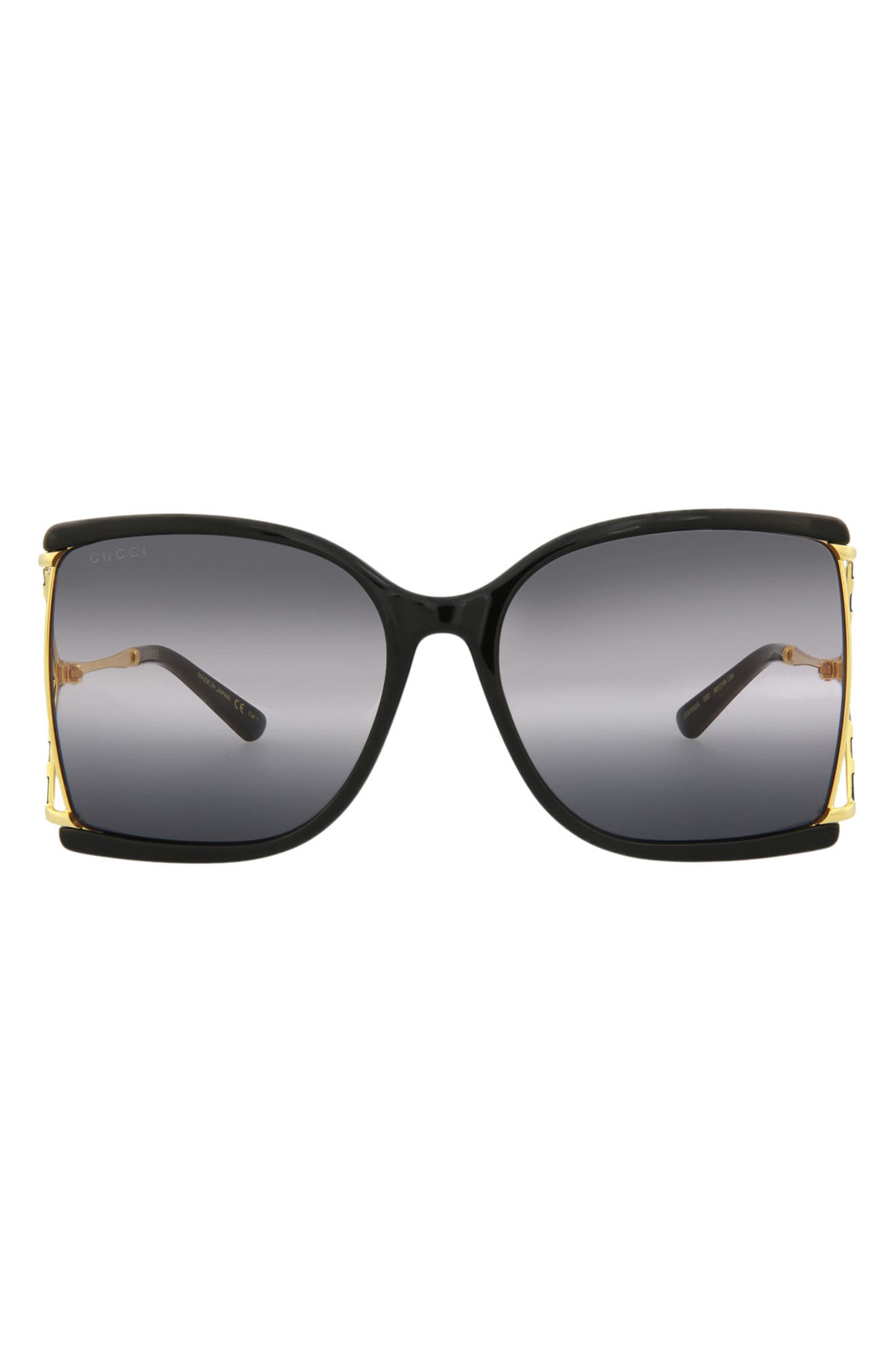 60mm Oversize Butterfly Sunglasses