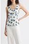  Ivory- Blue Dresdon Floral