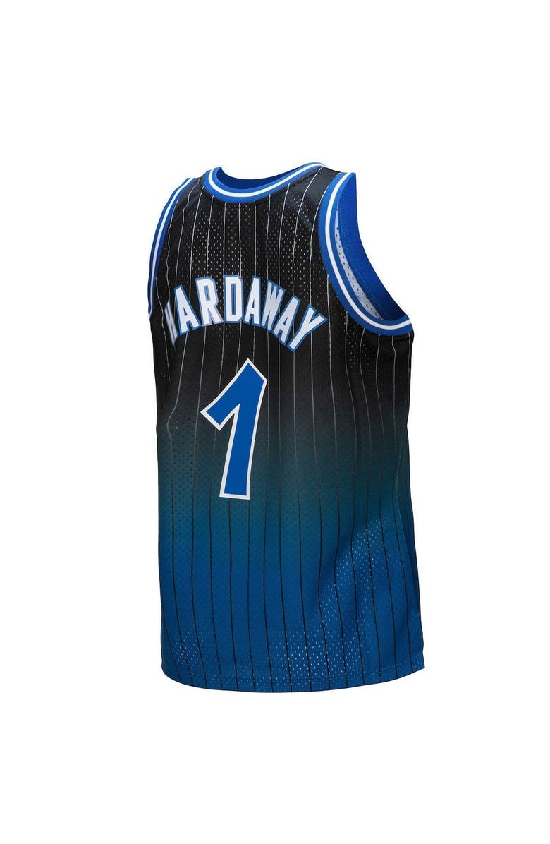 Mitchell & Ness Men's Mitchell & Ness Penny Hardaway Royal/Black Orlando Magic 1994/95 Hardwood Classics Fadeaway Swingman Player Jersey, Alternate, color,