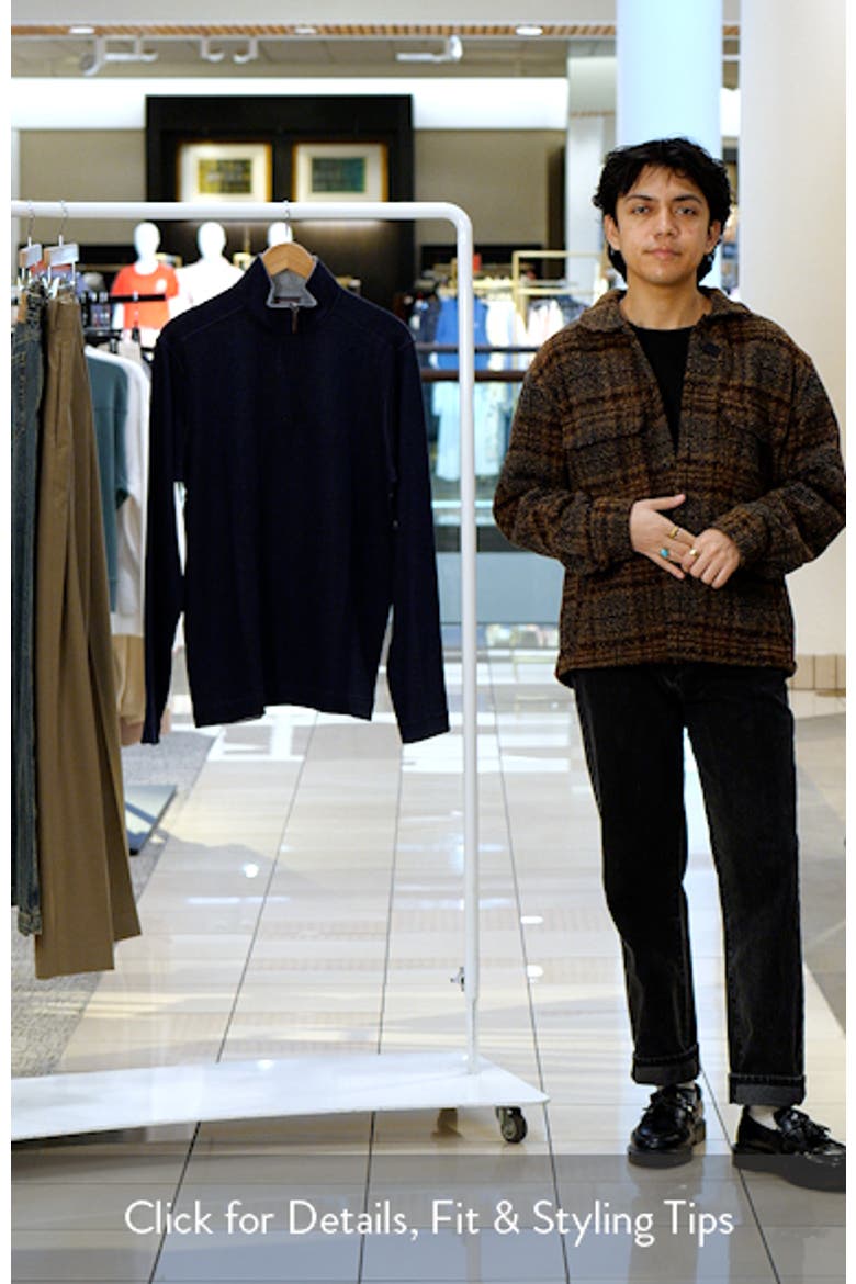 Icon Reversible Cotton Blend Quarter Zip Pullover video