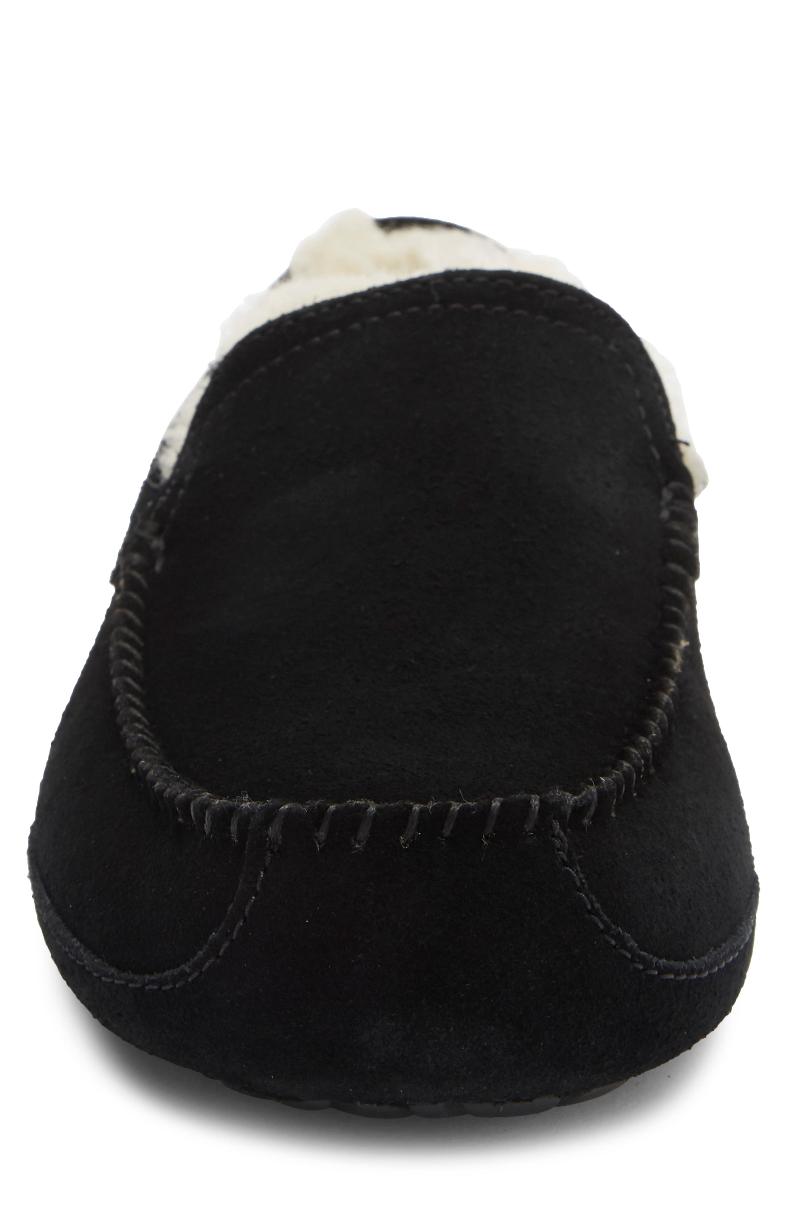 Linscot Slipper, Alternate, color, BLACK