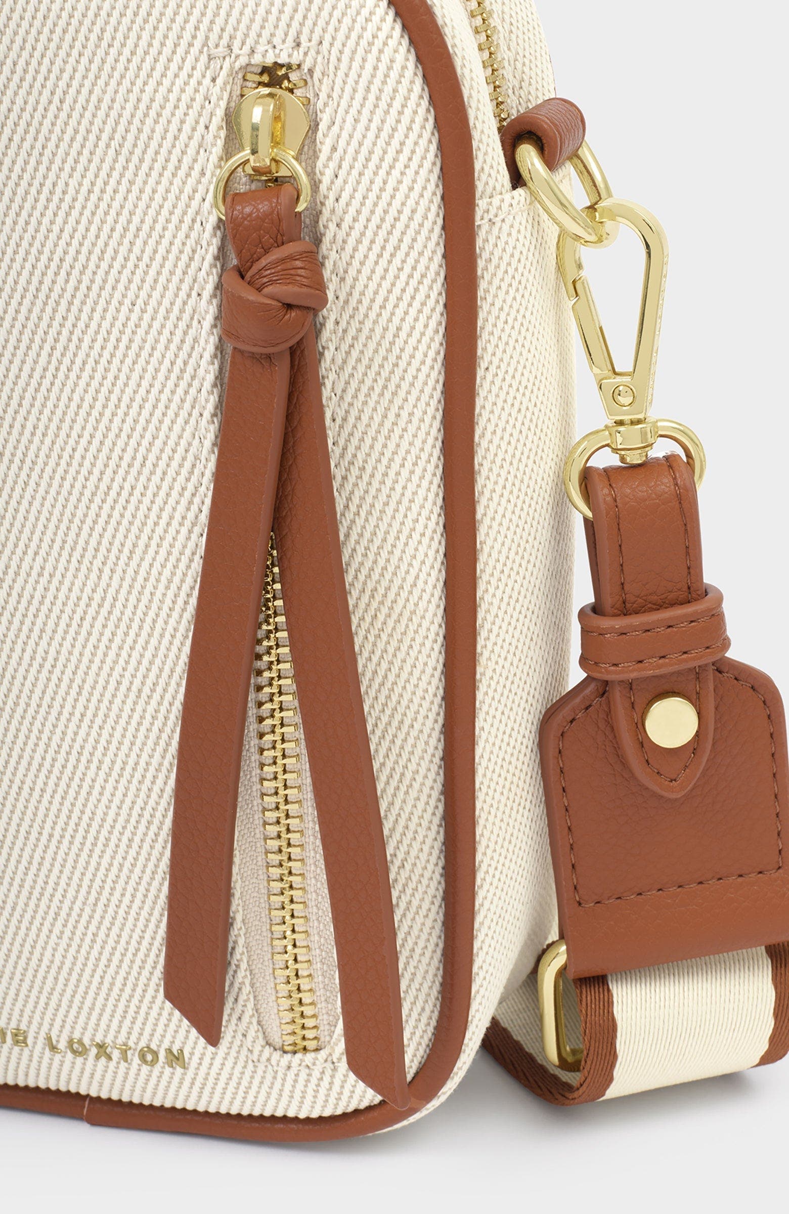 Katie Loxton Hallie Small Crossbody Bag, Alternate, color, Cognac