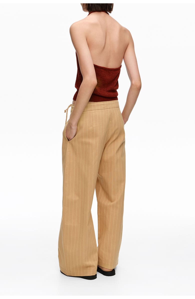 Bimba y Lola Barrel-Leg Wrap Trousers, Alternate, color, Ochre