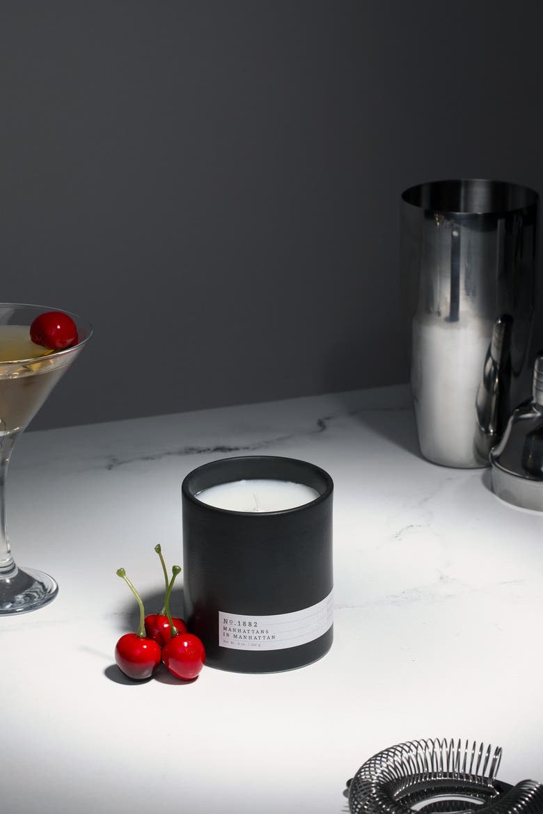 No. 1882 Manhattans In Manhattan Scented Candle, Alternate, color, Black