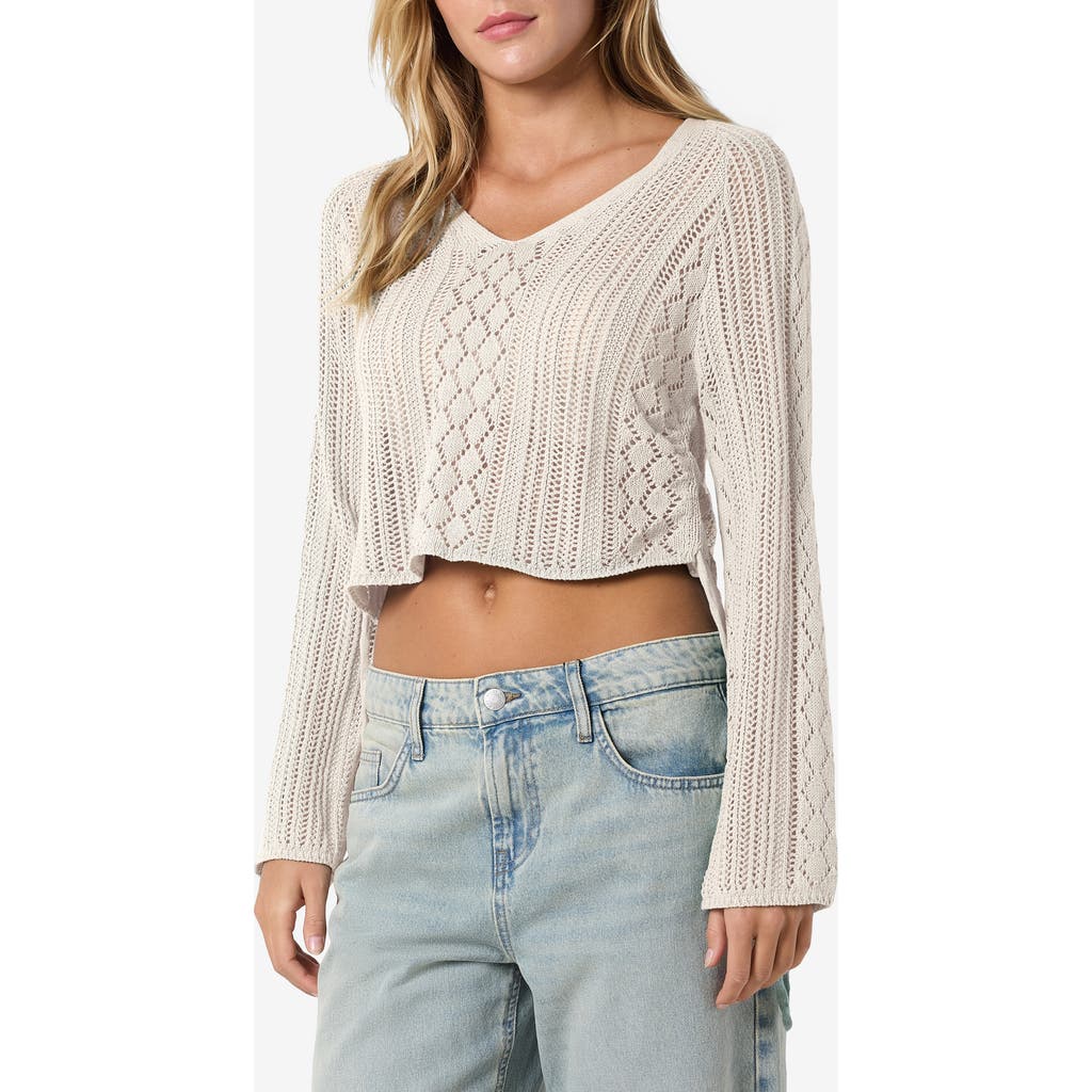 Noisy May Luna Cinched Sweater In Birch