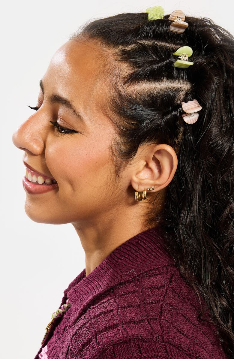 Chunks Assorted 6-Pack Micro Claw Clips, Alternate, color,