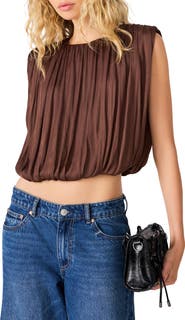 Steve Madden Milana Sleeveless Blouson Top