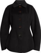 Róhe Double Faced Wool & Cashmere Sculptural Jacket