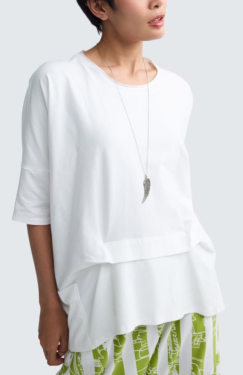 Solene Layered Jersey Tunic