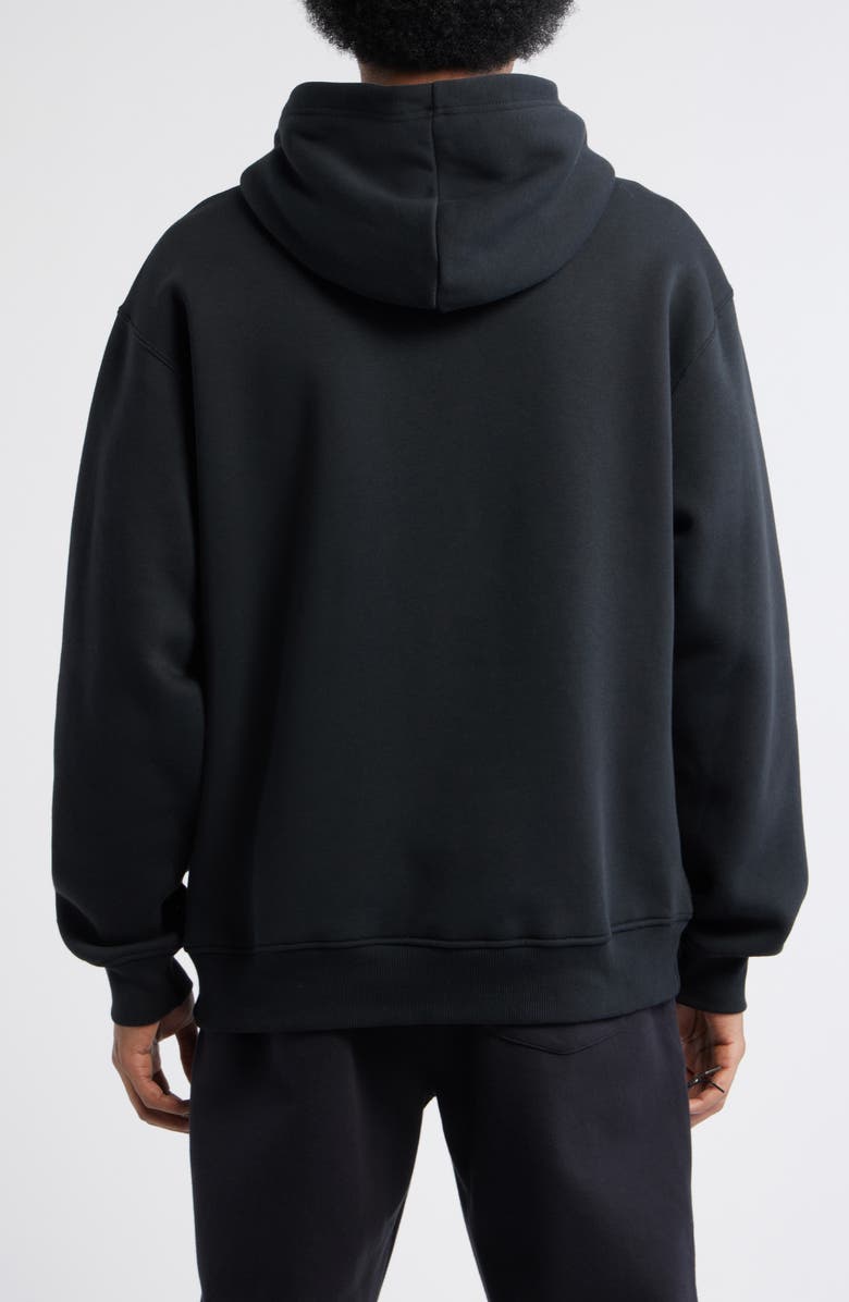 Jordan Brooklyn Fleece Hoodie, Alternate, color, Black/ Infrared