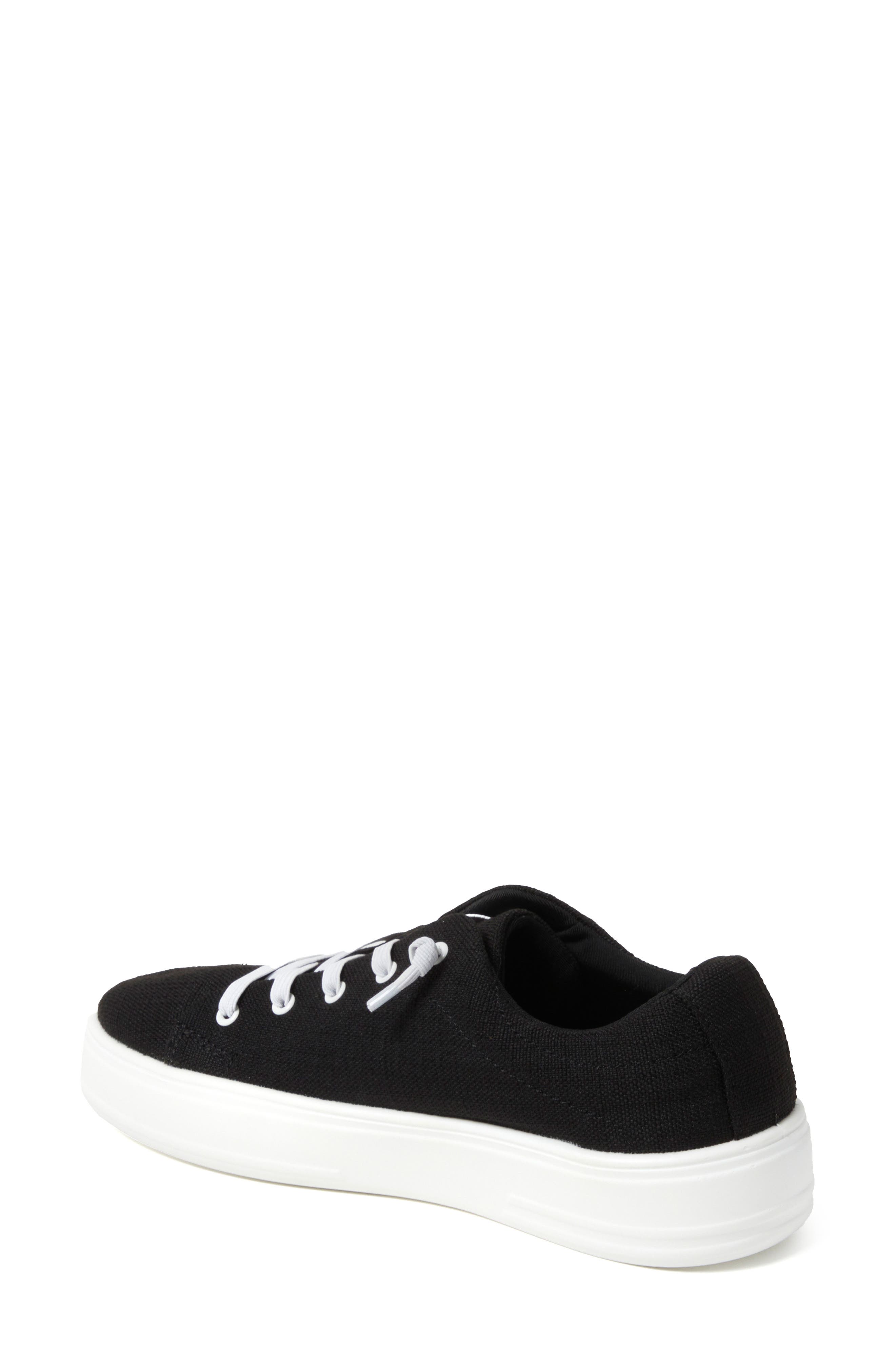 DEARFOAMS Mabel Woven Slip-On Sneaker, Alternate, color, Black