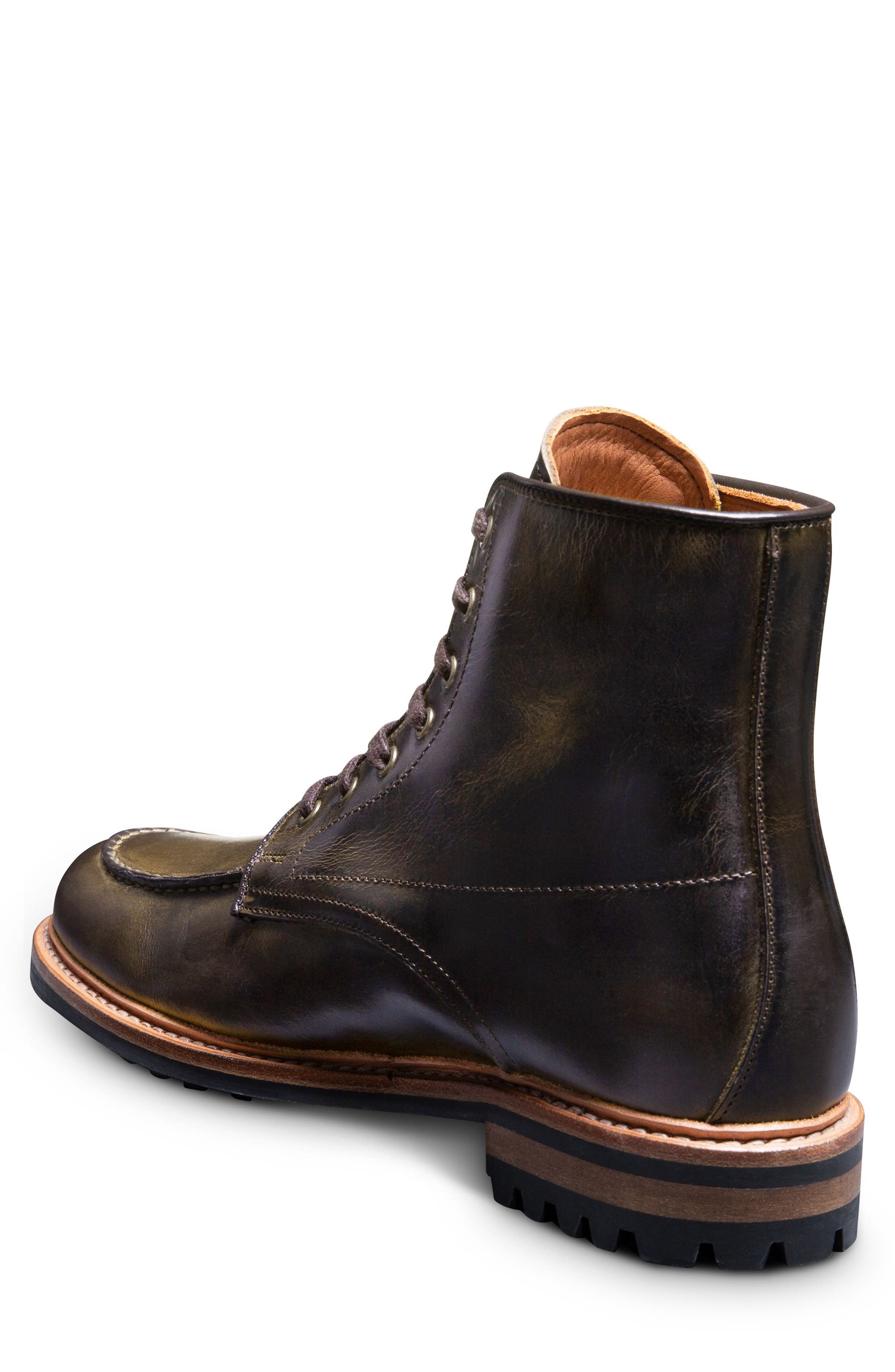 Allen Edmonds Carter Moc Toe Boot, Alternate, color, 