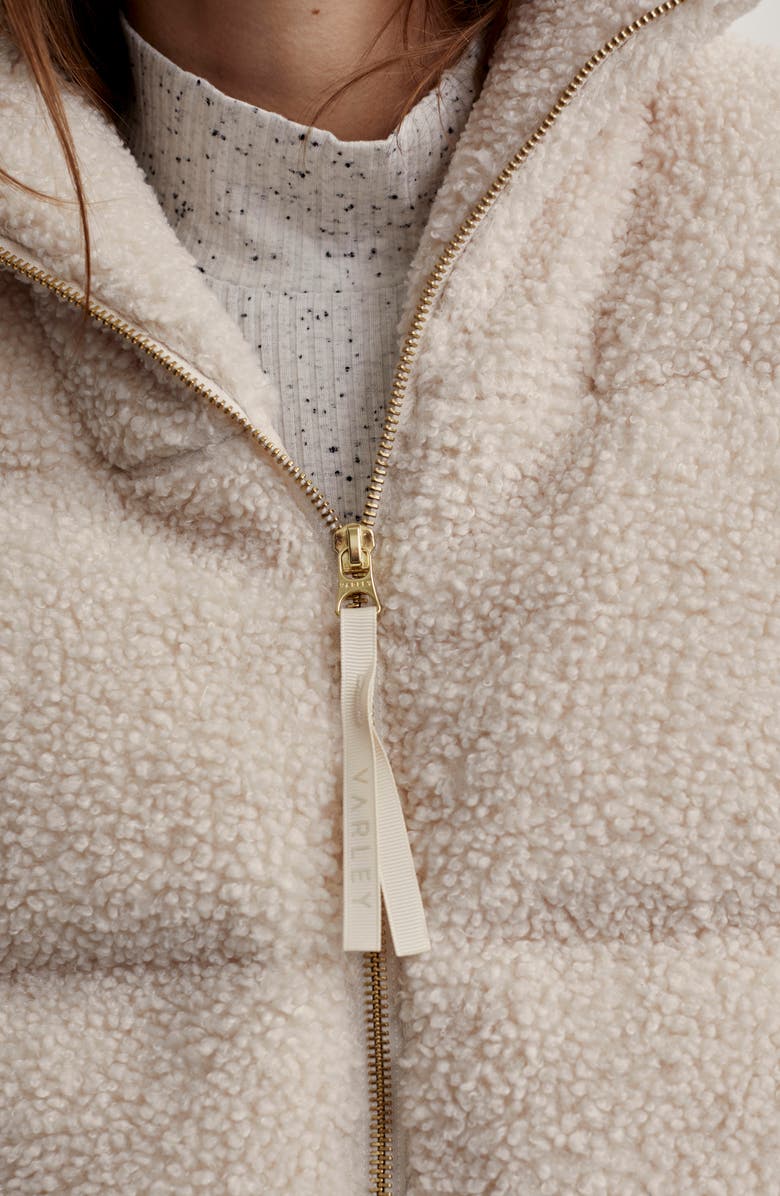 Varley Wilkins Fleece Puffer Jacket, Alternate, color,