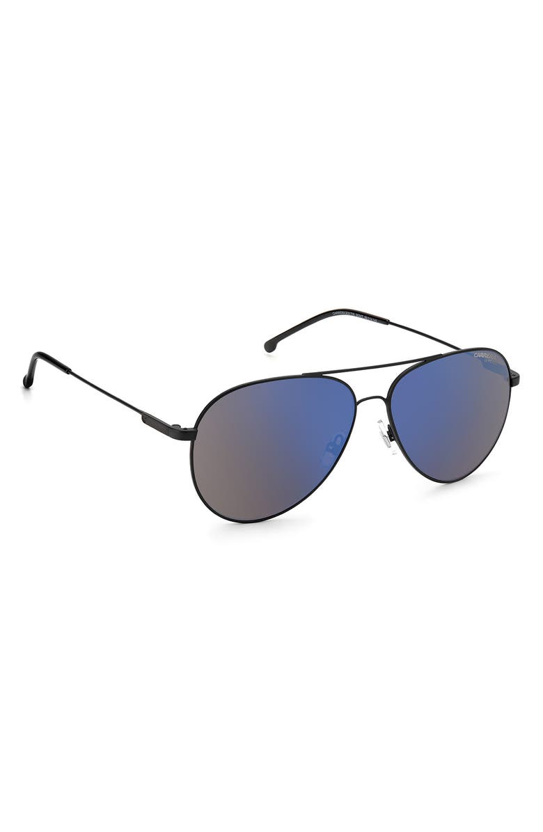 Carrera Eyewear 58mm Aviator Sunglasses, Alternate, color, 