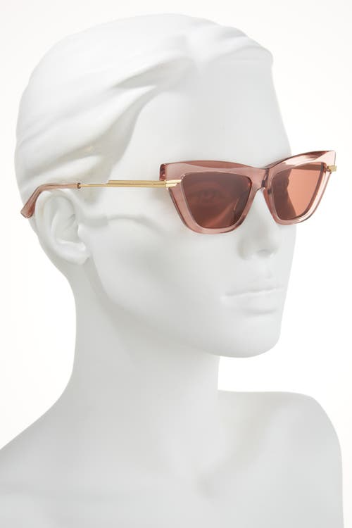 Bottega Veneta 54mm Cat Eye Sunglasses In Red