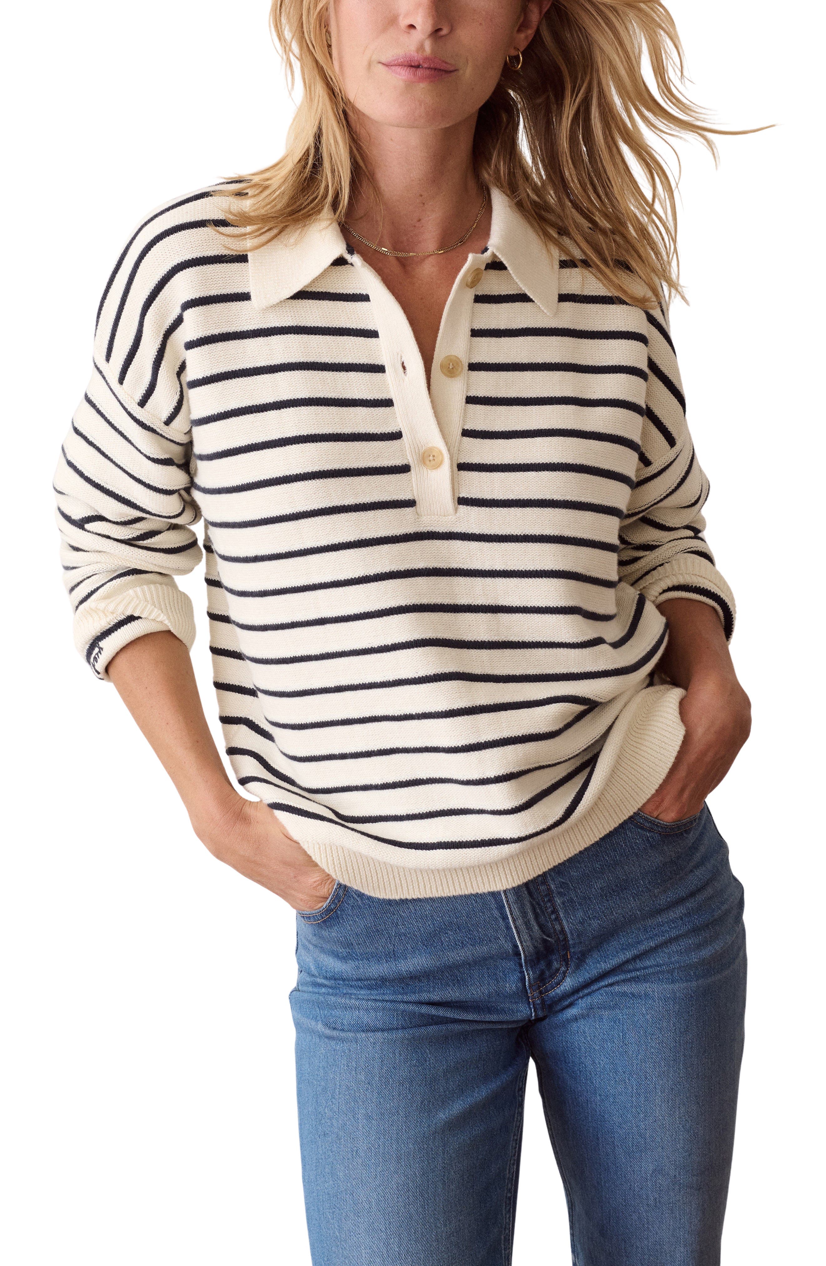 selected CREAM AND TWILIGHT STRIPE