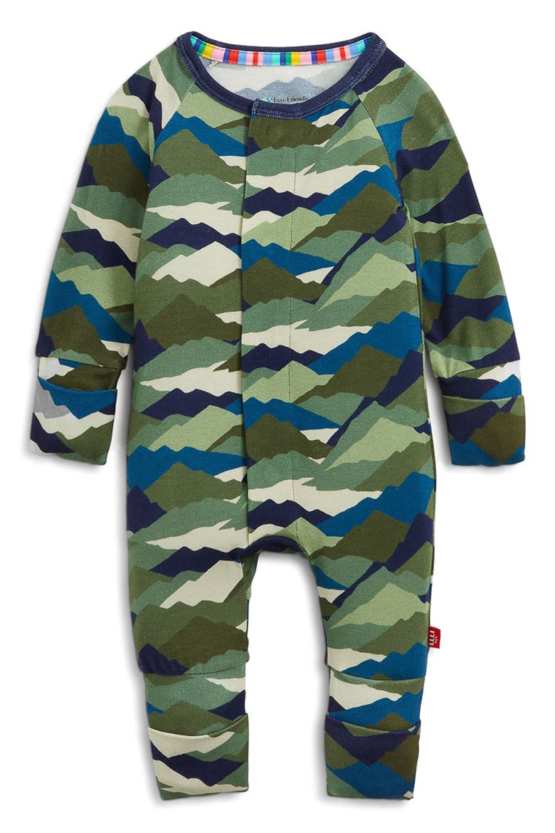 Kids' Camo Peak Convertible Coverall, Main, color, GREEN