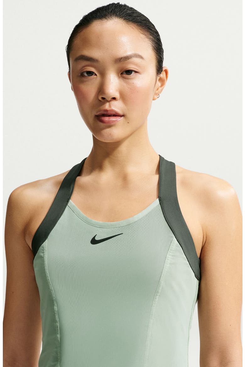 Court Slam Dri-FIT Tank, Alternate, color, STEAM/ BLACK SPRUCE/ BLACK