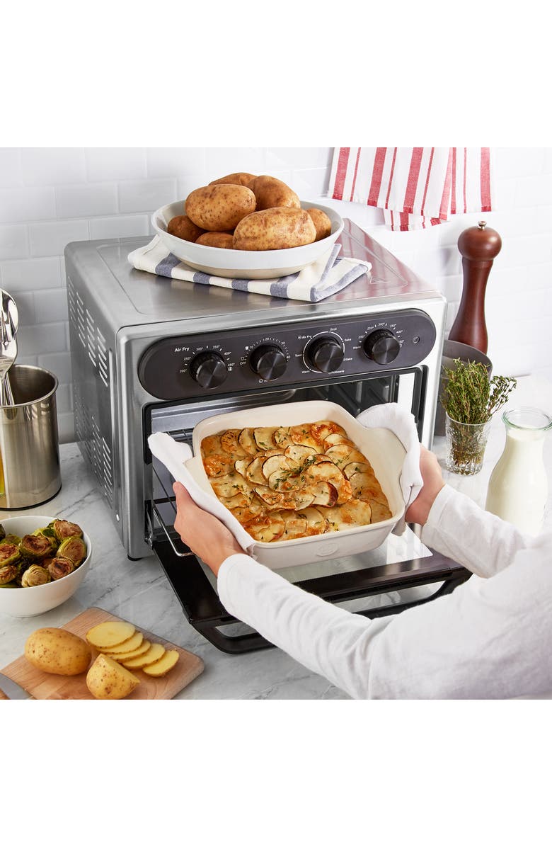 Dash Chef Series Air Fryer Oven with Rotisserie, Alternate, color, Stainless Steel