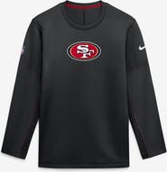 Nike Men's Nike Black San Francisco 49ers Sideline Coaches Team Present Midweight Therma-FIT Sweatshirt