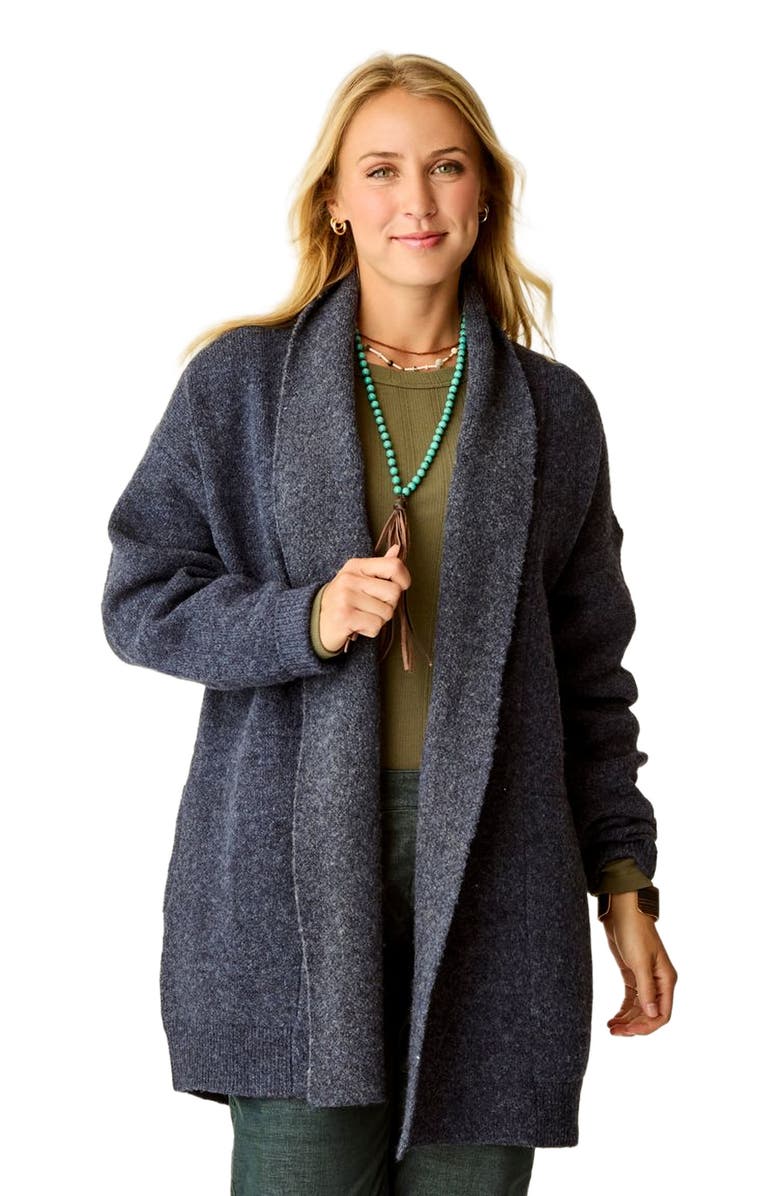 Carve Designs Priya Topper, Alternate, color, Navy Heather