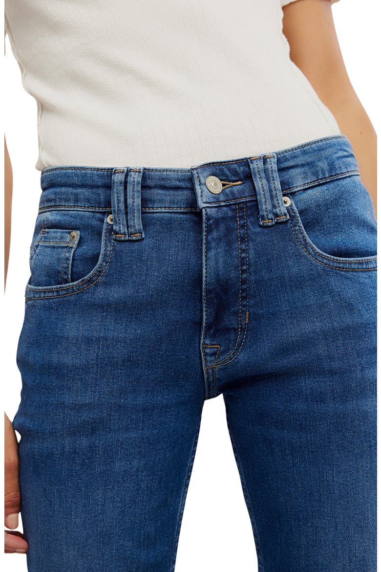 Oracle Low Rise Slim Straight Leg Jeans, Alternate, color, SKYS THE LIMIT