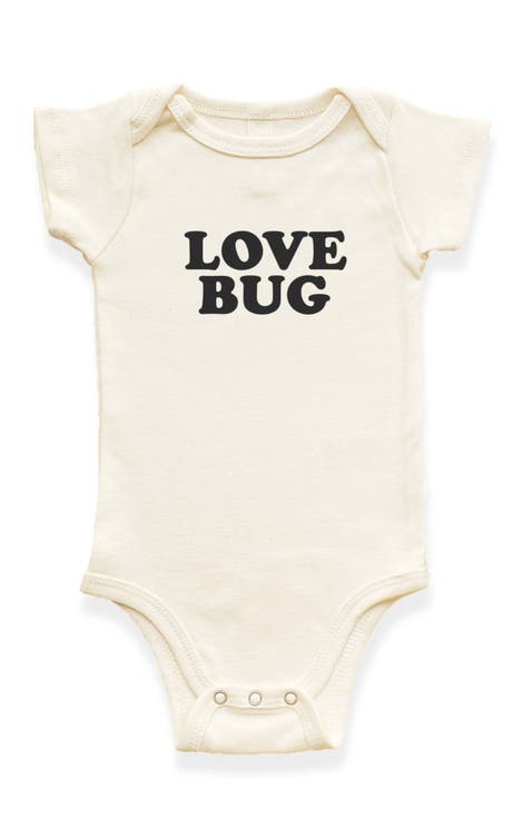 Love Bug - Organic Short Sleeve Baby Bodysuit