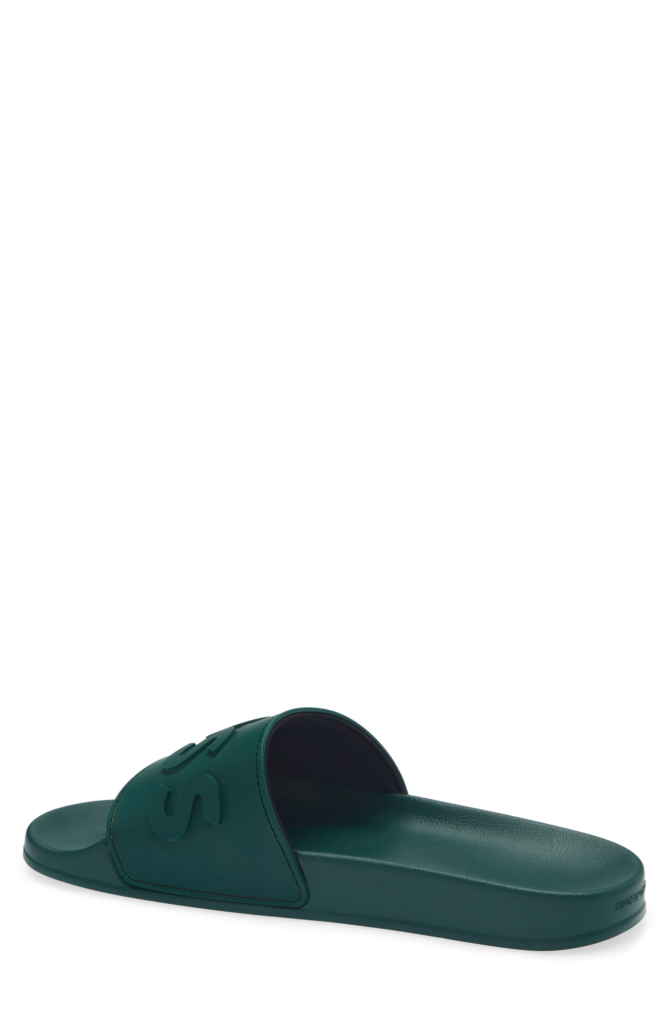 BOSS Kirk Slide Sandal, Alternate, color, Open Green