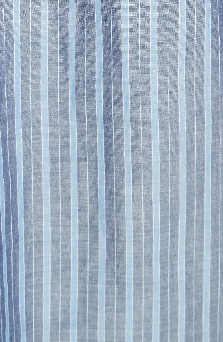 Vince Stripe Popover Shirt, Alternate, color,
