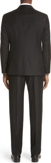 Emporio Armani Trim Fit Solid Wool Suit | Nordstrom