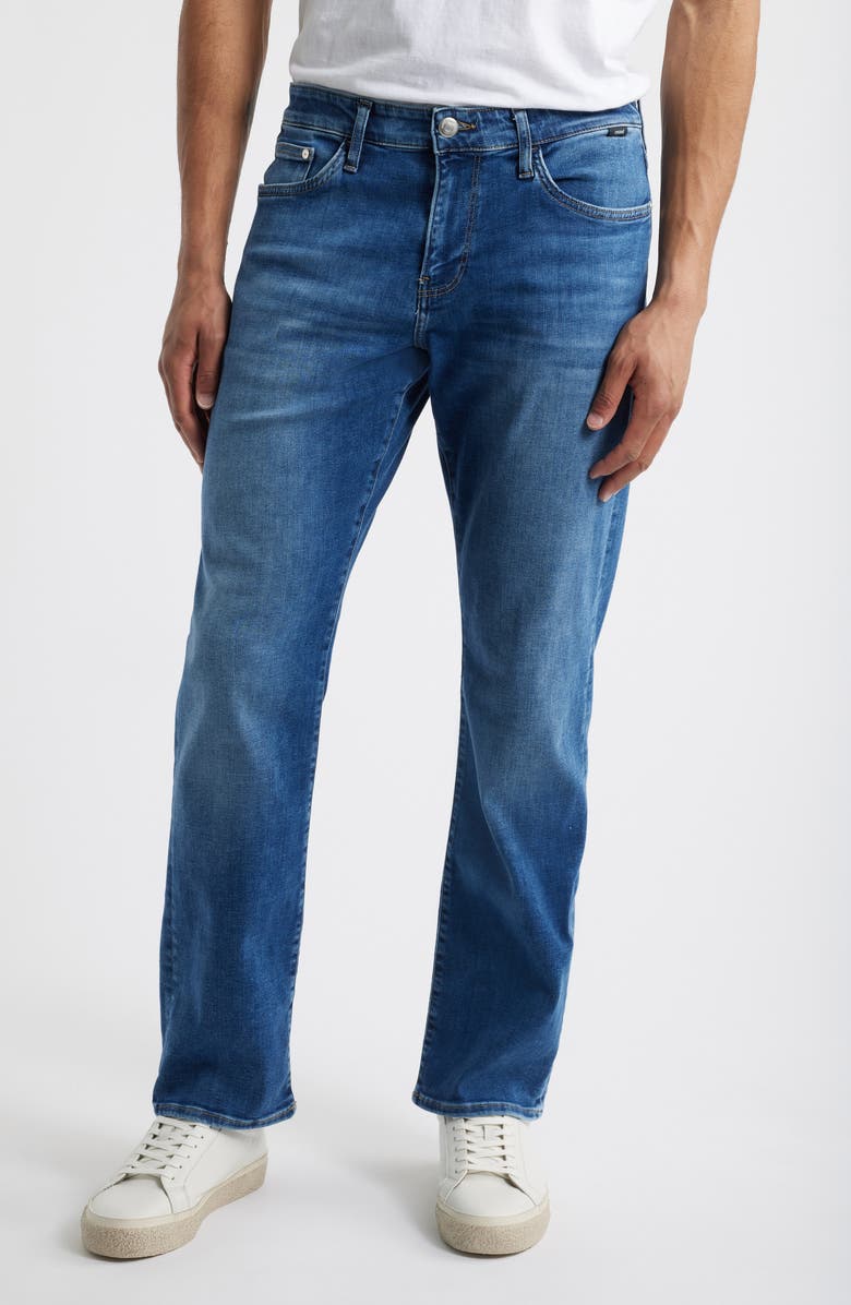 Mavi Jeans Matt Relaxed Straight Fit Jeans, Main, color, Dark Brushed Feather Blue