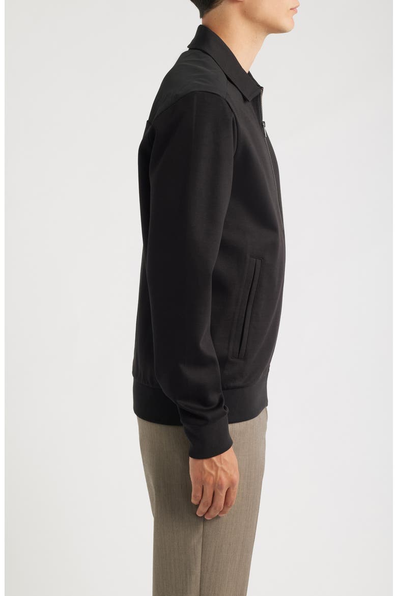 Sigmon Zip Shirt Jacket, Alternate, color, BLACK