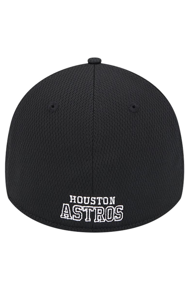 New Era Men's New Era Black Houston Astros Active Dash Mark 39THIRTY Flex Hat, Alternate, color, Black
