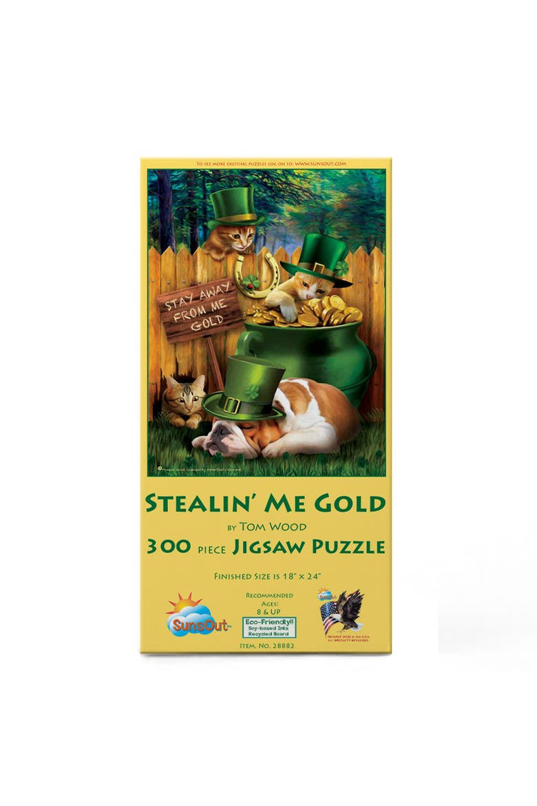 Stealin Me Gold 300 piece Jigsaw Puzzle for Adults, Alternate, color, Multicolor