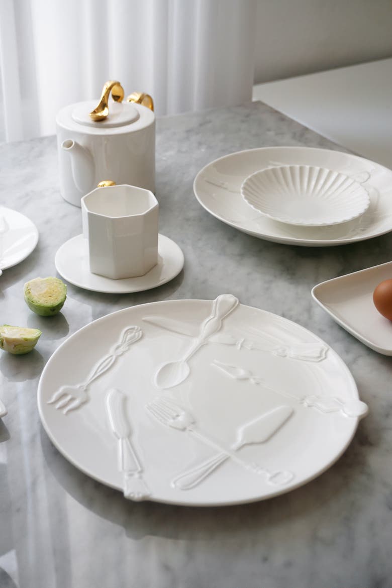 Cutlery Dinner Plate, Alternate, color, Multi