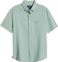 Mizzen+Main Leeward Trim Fit Dot Print Short Sleeve Button-Up Shirt