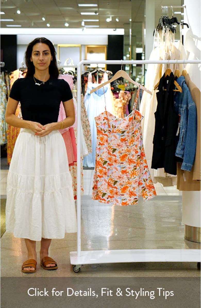 Sleeveless Fit & Flare Minidress, sales video thumbnail