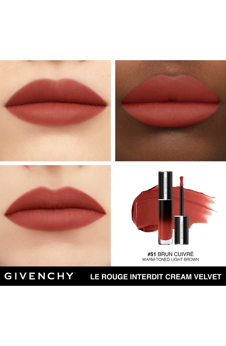 Givenchy Le Rouge Interdit Cream Velvet Lipstick, Alternate, color, N51