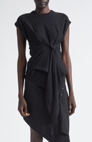 Lemaire Button Drape Merino Wool Blend Top