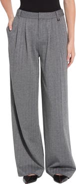 Lysse Isabelle Pleated High Waist Wide Leg Trousers